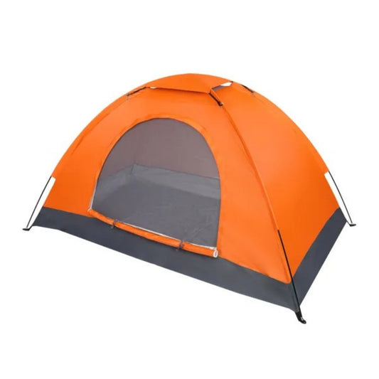 1-Person Waterproof Camping Dome Tent Automatic Up Quick Shelter Outdoor Hiking Orange