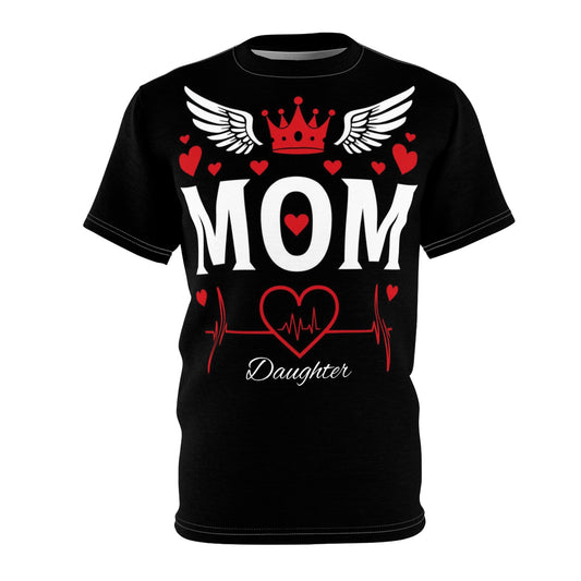Heartfelt Mom & Daughter Tee, Perfect Gift for Mother's Day, Birthday, Family Reunion, Love Celebration, Matching Outfits