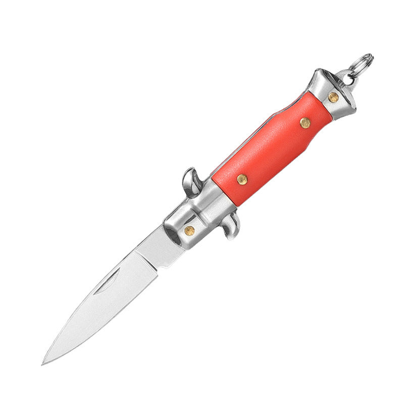 Folding Knife Unpacking Tool ABS Handle Keychain A Folding Knife
