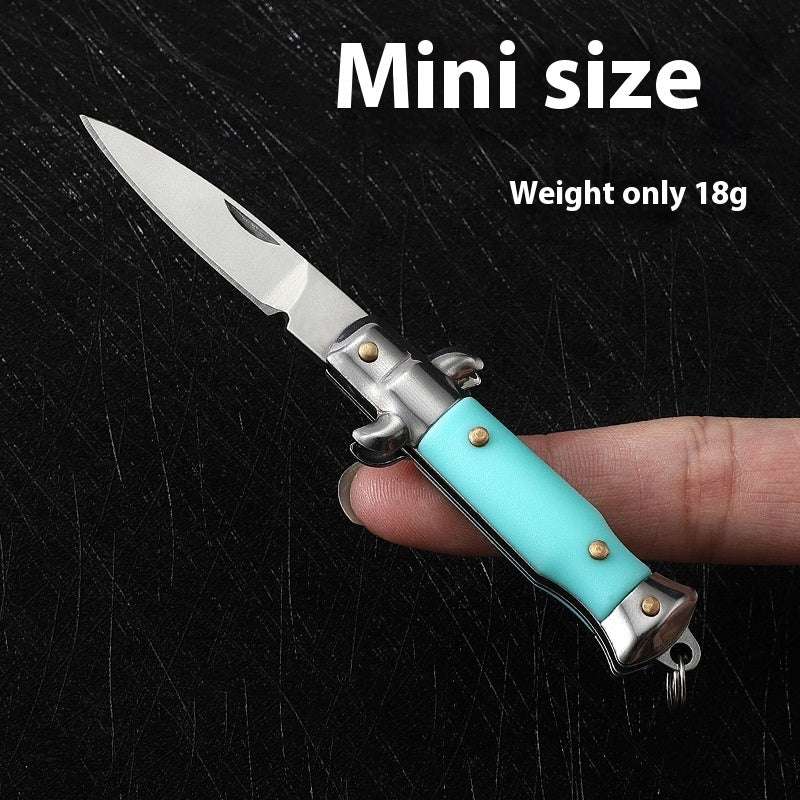 Folding Knife Unpacking Tool ABS Handle Keychain A Folding Knife