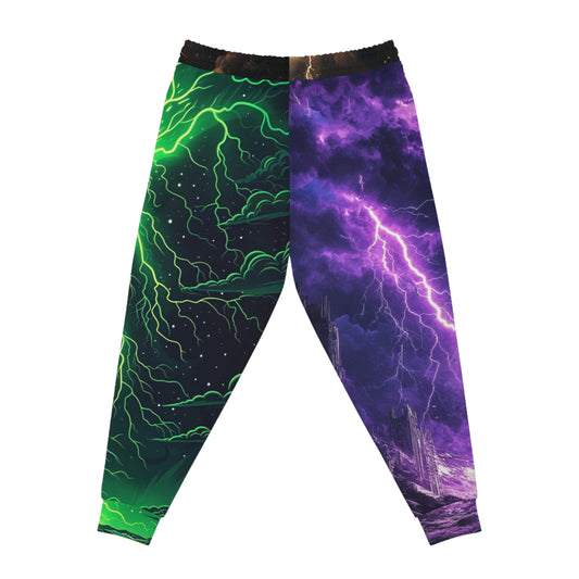 Copy of Athletic Joggers with Fiery Lightning Design | Unique Sport Loungewear, Running Pants, Gift for Fitness Lovers, Cool Activewear, [...]