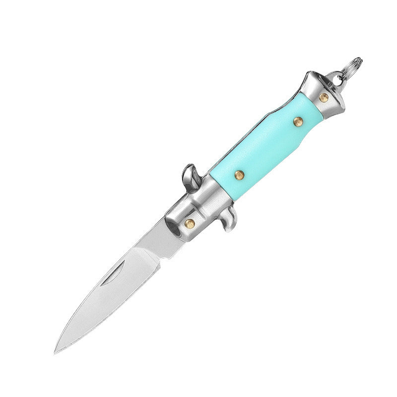 Folding Knife Unpacking Tool ABS Handle Keychain A Folding Knife