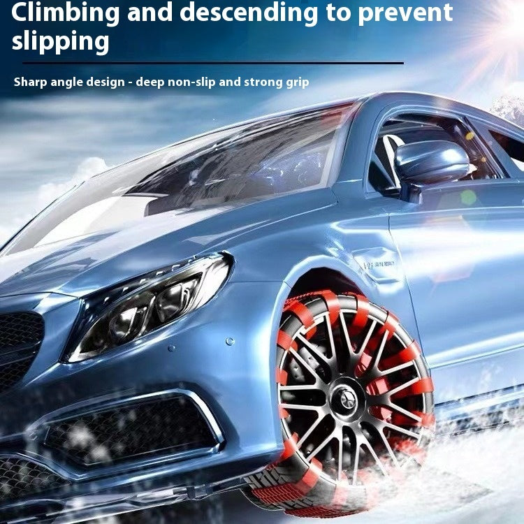 Emergency Plastic Double-tooth Nonskid Chain Universal Car